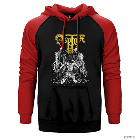Asphyx Çift Renk Reglan Kol Sweatshirt / Hoodie