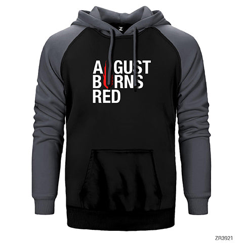 August Burns Red Çift Renk Reglan Kol Sweatshirt / Hoodie