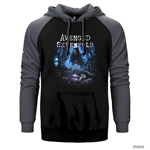 Avenged Sevenfold Nightmare Çift Renk Reglan Kol Sweatshirt / Hoodie