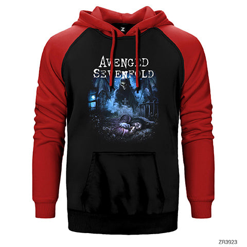 Avenged Sevenfold Nightmare Çift Renk Reglan Kol Sweatshirt / Hoodie