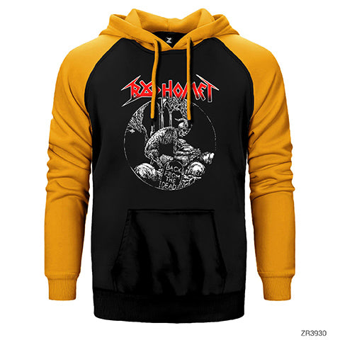 Baphomet Back From The Dead Çift Renk Reglan Kol Sweatshirt / Hoodie