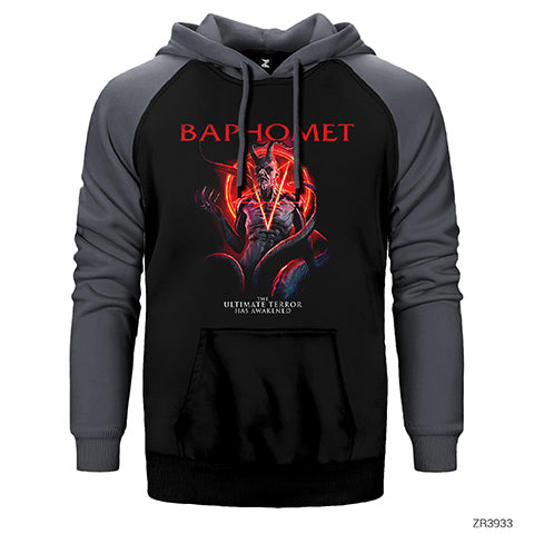 Baphomet The Ultimate Çift Renk Reglan Kol Sweatshirt / Hoodie