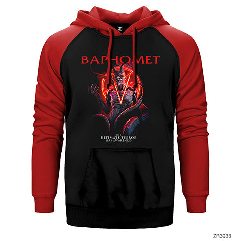 Baphomet The Ultimate Çift Renk Reglan Kol Sweatshirt / Hoodie