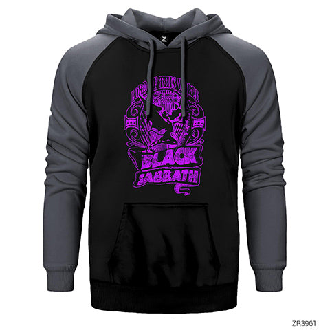 Black Sabbath Lord of This Çift Renk Reglan Kol Sweatshirt / Hoodie