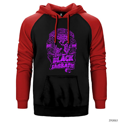 Black Sabbath Lord of This Çift Renk Reglan Kol Sweatshirt / Hoodie