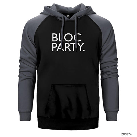 Bloc Party Çift Renk Reglan Kol Sweatshirt / Hoodie