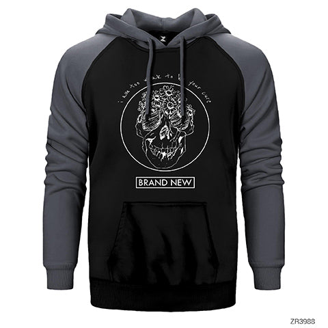 Brand New Farewell I Am to Wake Çift Renk Reglan Kol Sweatshirt / Hoodie