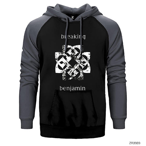 Breaking Benjamin Classic Çift Renk Reglan Kol Sweatshirt / Hoodie