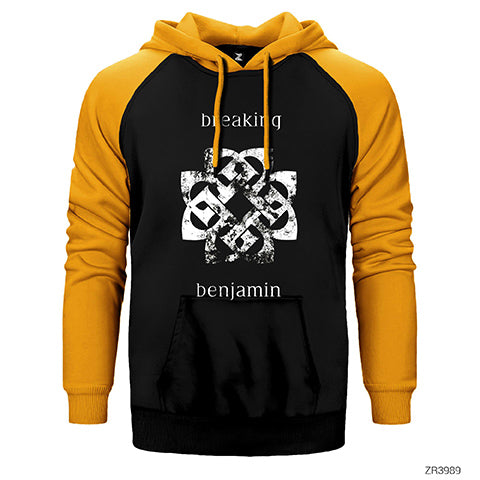 Breaking Benjamin Classic Çift Renk Reglan Kol Sweatshirt / Hoodie
