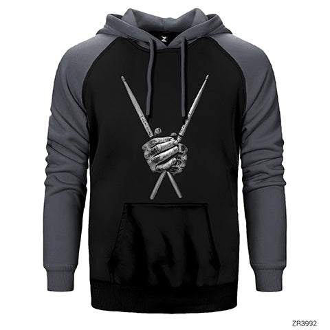Pink Floyd Nick Mason Çift Renk Reglan Kol Sweatshirt / Hoodie