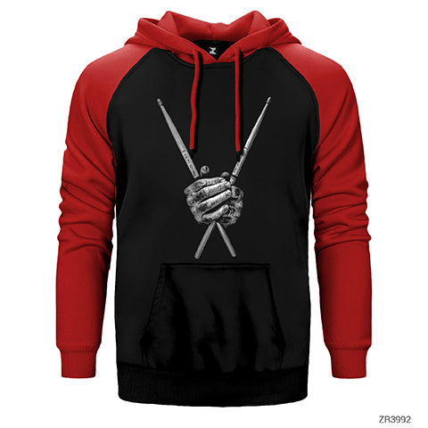 Pink Floyd Nick Mason Çift Renk Reglan Kol Sweatshirt / Hoodie