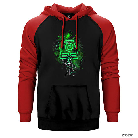 Avatar Toprak Element Çift Renk Reglan Kol Sweatshirt / Hoodie