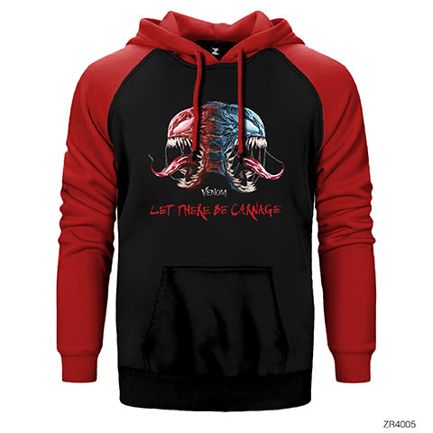 Venom 2 Vs To Çift Renk Reglan Kol Sweatshirt / Hoodie