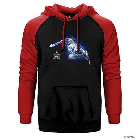 League of Legends Zed Shockblade Çift Renk Reglan Kol Sweatshirt / Hoodie