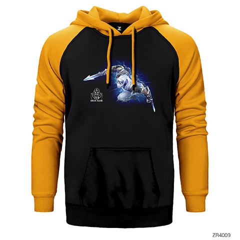 League of Legends Zed Shockblade Çift Renk Reglan Kol Sweatshirt / Hoodie