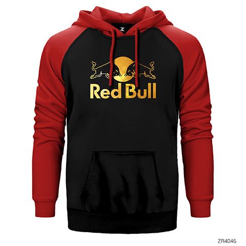 Redbull Gold Çift Renk Reglan Kol Sweatshirt / Hoodie
