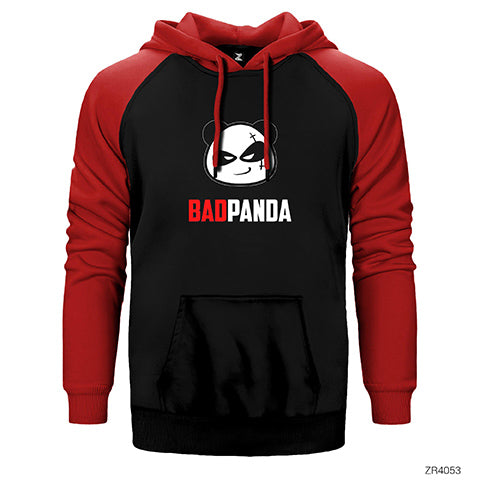 Bad Panda Çift Renk Reglan Kol Sweatshirt / Hoodie