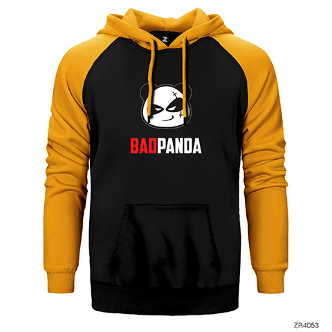 Bad Panda Çift Renk Reglan Kol Sweatshirt / Hoodie