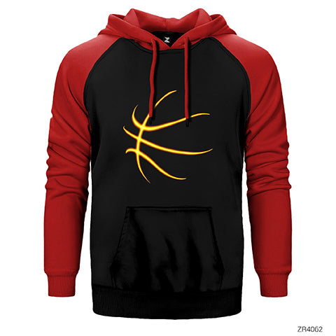 Basketbol Neon Çift Renk Reglan Kol Sweatshirt / Hoodie