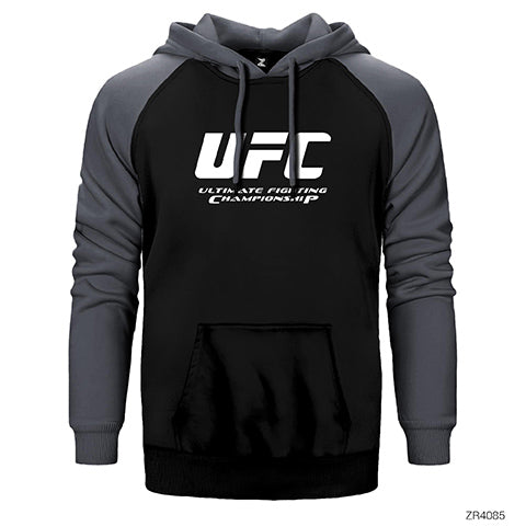 UFC Ultimate Championship Çift Renk Reglan Kol Sweatshirt / Hoodie