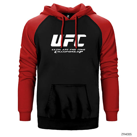 UFC Ultimate Championship Çift Renk Reglan Kol Sweatshirt / Hoodie