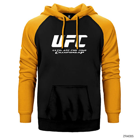 UFC Ultimate Championship Çift Renk Reglan Kol Sweatshirt / Hoodie