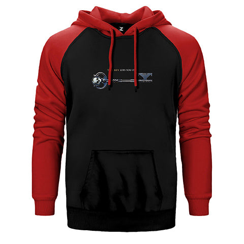 Locke Key This Key Lets You Fly Çift Renk Reglan Kol Sweatshirt / Hoodie