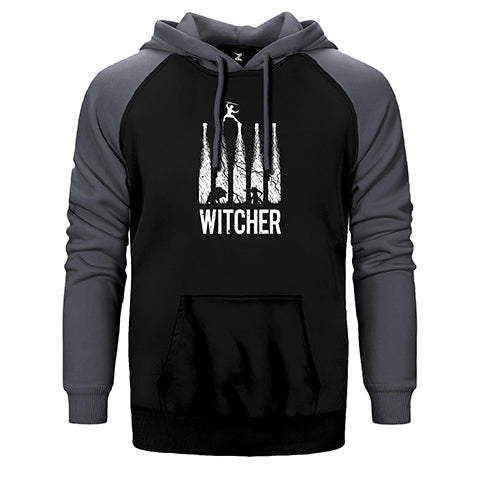 The Witcher 2 Light Çift Renk Reglan Kol Sweatshirt / Hoodie