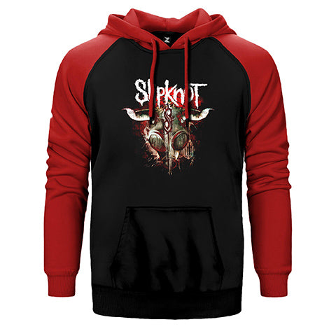 Slipknot Lowa Çift Renk Reglan Kol Sweatshirt / Hoodie