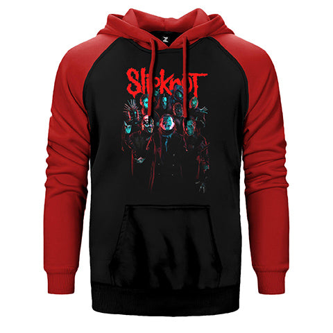 Slipknot We Are Not Your Kind Çift Renk Reglan Kol Sweatshirt / Hoodie