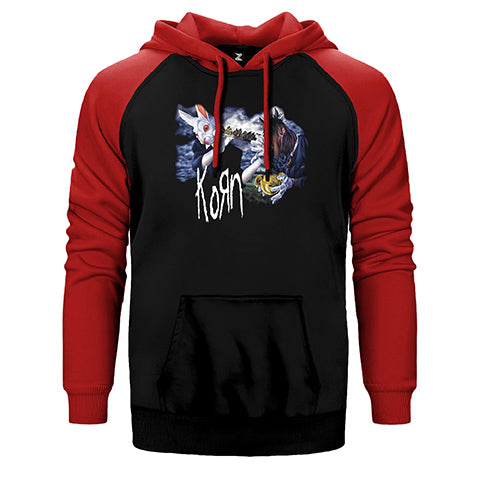Korn See You on The Other Side Çift Renk Reglan Kol Sweatshirt / Hoodie
