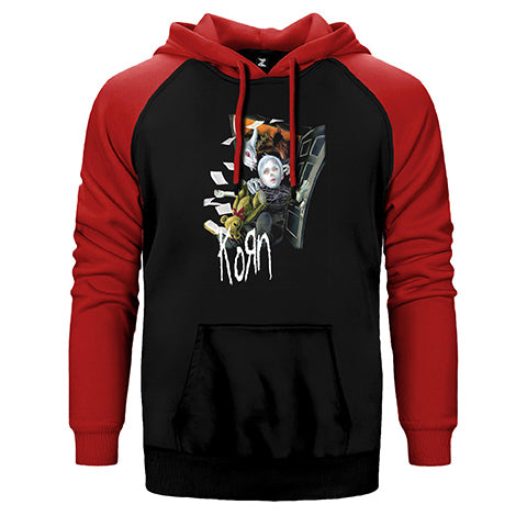 Korn See You on The Other Side 2 Çift Renk Reglan Kol Sweatshirt / Hoodie
