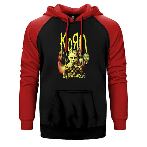 Korn Untouchables Çift Renk Reglan Kol Sweatshirt / Hoodie
