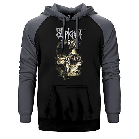 Slipknot Evil Çift Renk Reglan Kol Sweatshirt / Hoodie