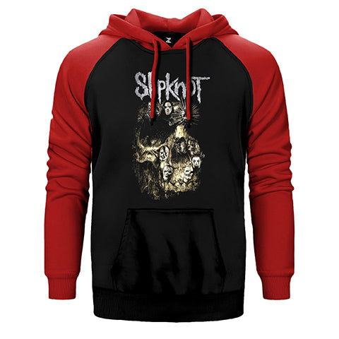 Slipknot Evil Çift Renk Reglan Kol Sweatshirt / Hoodie