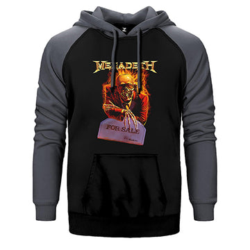 Megadeth For Sale Çift Renk Reglan Kol Sweatshirt / Hoodie