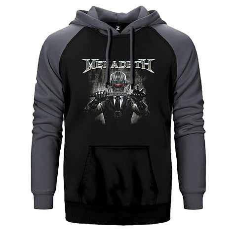 Megadeth Rust in Peace 2 Çift Renk Reglan Kol Sweatshirt / Hoodie