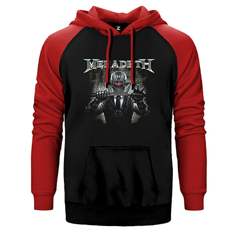 Megadeth Rust in Peace 2 Çift Renk Reglan Kol Sweatshirt / Hoodie