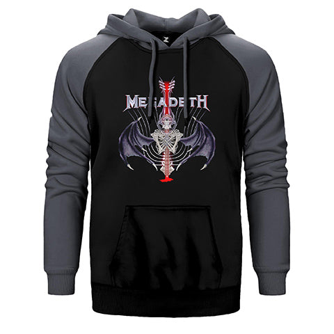 Megadeth Vic 2 Çift Renk Reglan Kol Sweatshirt / Hoodie