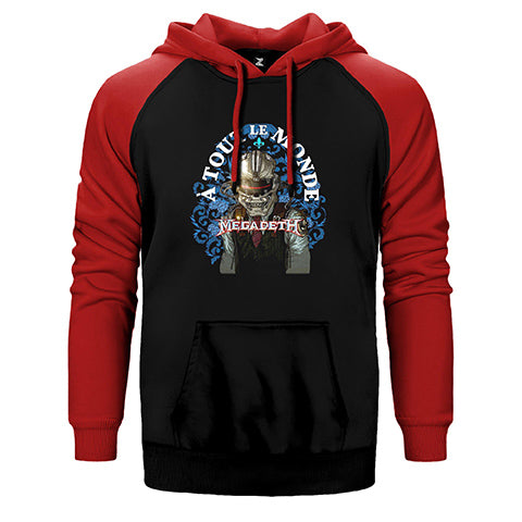 Megadeth A Tout Le Monde Çift Renk Reglan Kol Sweatshirt / Hoodie