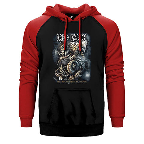 Iced Earth Çift Renk Reglan Kol Sweatshirt / Hoodie