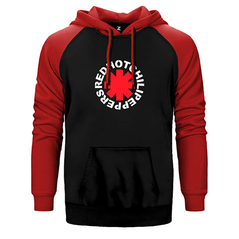 Symbol Red Hot Chili Peppers Çift Renk Reglan Kol Sweatshirt / Hoodie