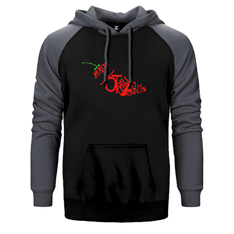Red Hot Chili Peppers Çift Renk Reglan Kol Sweatshirt / Hoodie