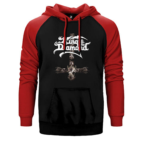 King Daimond Çift Renk Reglan Kol Sweatshirt / Hoodie