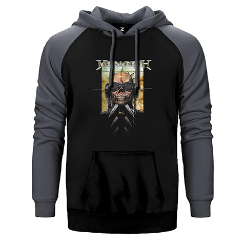 Megadeth Vic 3 Çift Renk Reglan Kol Sweatshirt / Hoodie