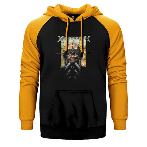 Megadeth Vic 3 Çift Renk Reglan Kol Sweatshirt / Hoodie