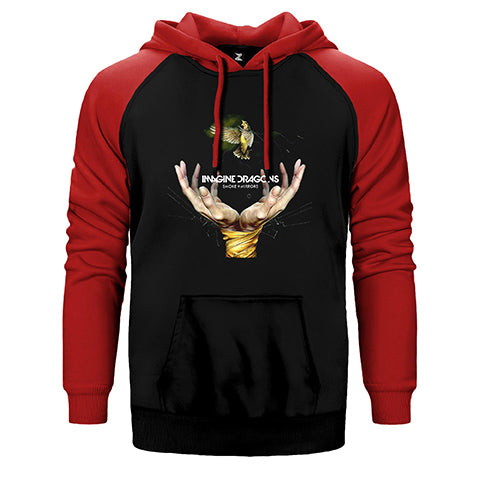 Imagine Dragons Smoke Mirrors Çift Renk Reglan Kol Sweatshirt / Hoodie