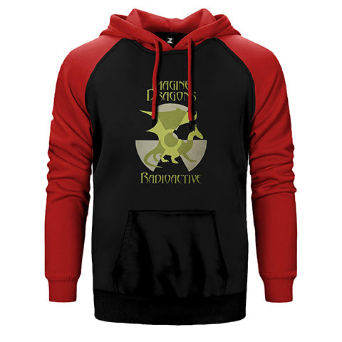 Imagine Dragons Radioactive Çift Renk Reglan Kol Sweatshirt / Hoodie