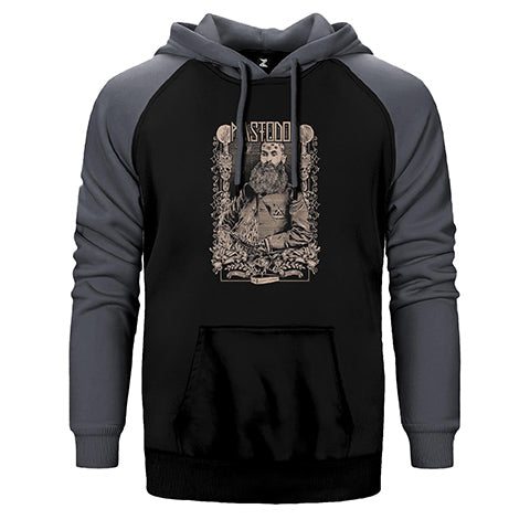 Mastodon Çift Renk Reglan Kol Sweatshirt / Hoodie