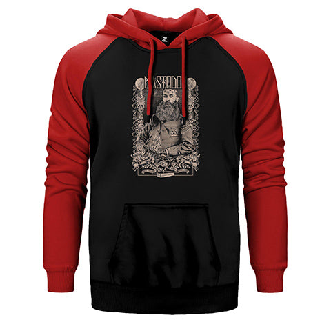 Mastodon Çift Renk Reglan Kol Sweatshirt / Hoodie